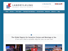 Tablet Screenshot of landrykling.com